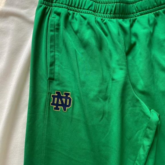 University of Notre Dame green Under Armour pants - Picture 3 of 8